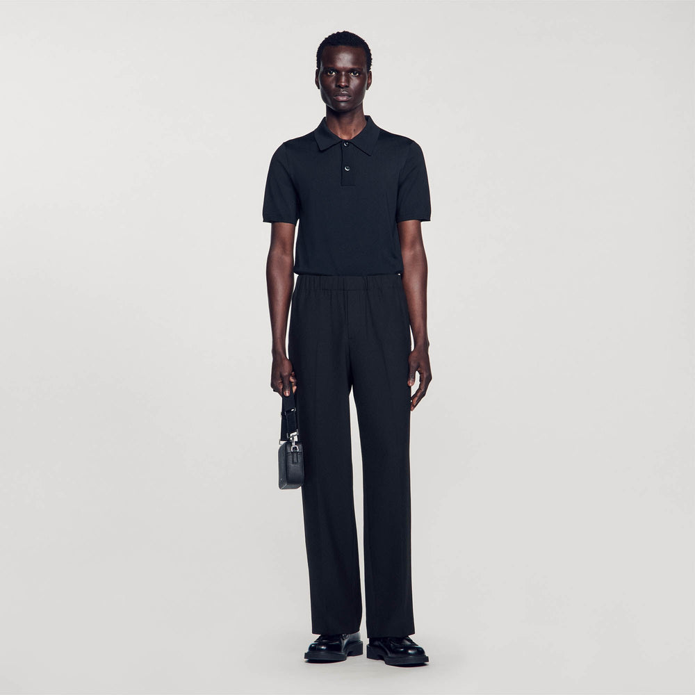 Sandro Men Wide-leg trousers