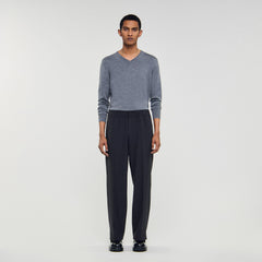 Sandro Men Wide-leg trousers