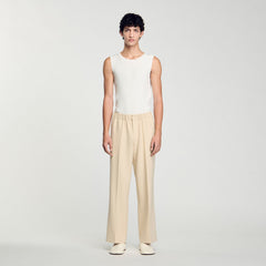 Sandro Men Wide-leg trousers