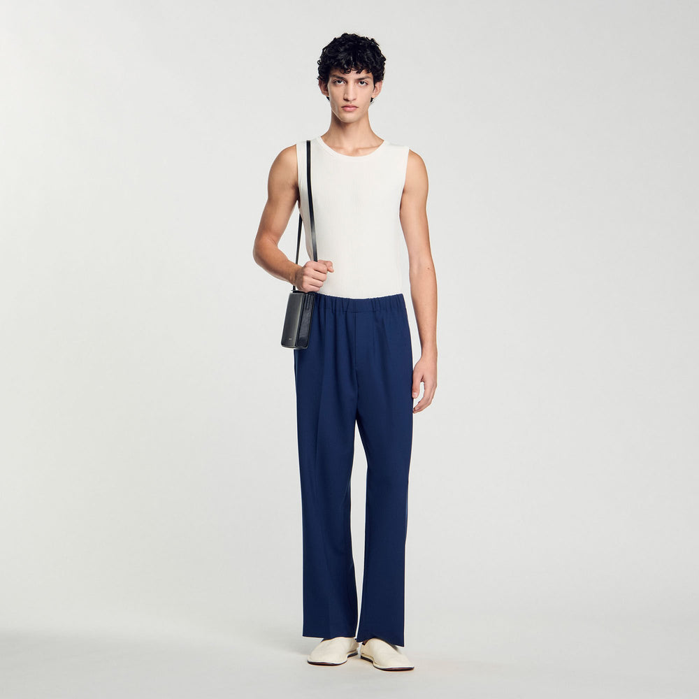 Sandro Men Wide-leg trousers
