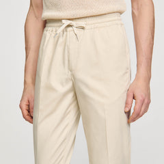 Sandro Men Elasticated straight-leg trousers