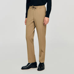 Sandro Men Elasticated straight-leg trousers