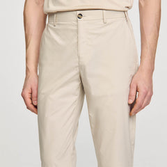 Sandro Men Cotton carrot-cut trousers