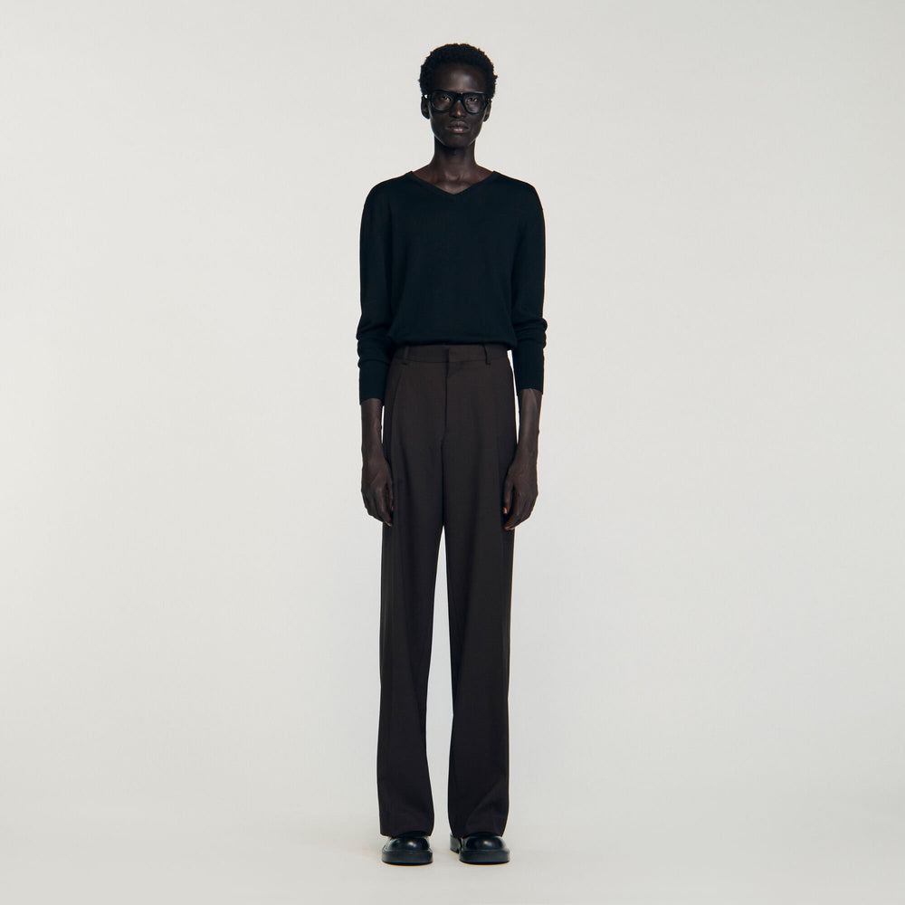 Sandro Men Wool suit trousers