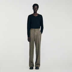 Sandro Men Wide-leg suit trousers