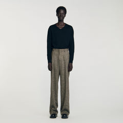 Sandro Men Wide-leg suit trousers