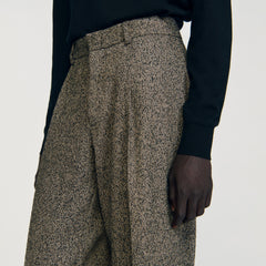 Sandro Men Wide-leg suit trousers
