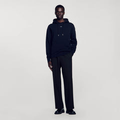 Sandro Men Embroidered hoodie