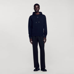 Sandro Men Embroidered hoodie
