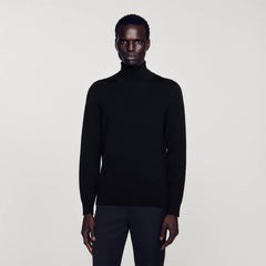 Sandro Men Turtleneck wool sweater