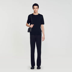 Sandro Men Knitted T-shirt