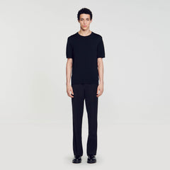 Sandro Men Knitted T-shirt