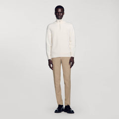 Sandro Men Half-Zip sweater