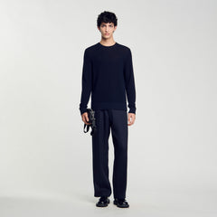 Sandro Men Textured knit sweater