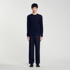 Sandro Men Textured knit sweater
