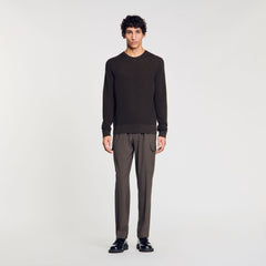Sandro Men Textured knit sweater