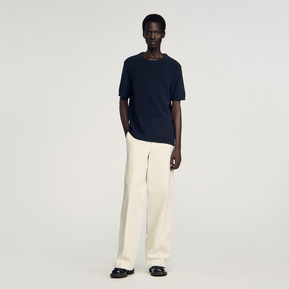 Sandro Men Fine knit T-shirt