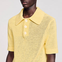Sandro Men Knit polo shirt