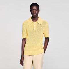Sandro Men Knit polo shirt