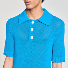 Sandro Men Knit polo shirt