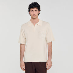 Sandro Men Polo with rope embroidery