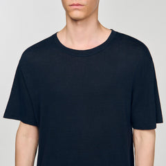 Sandro Men Certified linen T-shirt