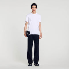 Sandro Men Cotton T-shirt