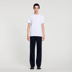Sandro Men Cotton T-shirt