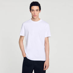 Sandro Men Cotton T-shirt