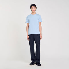 Sandro Men Cotton T-shirt