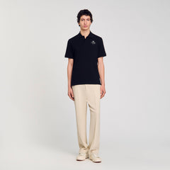 Sandro Men Cotton polo shirt