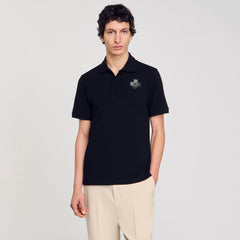Sandro Men Cotton polo shirt