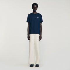 Sandro Men T-shirt with appliqué logo
