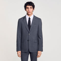 Sandro Men Wool suit jacket