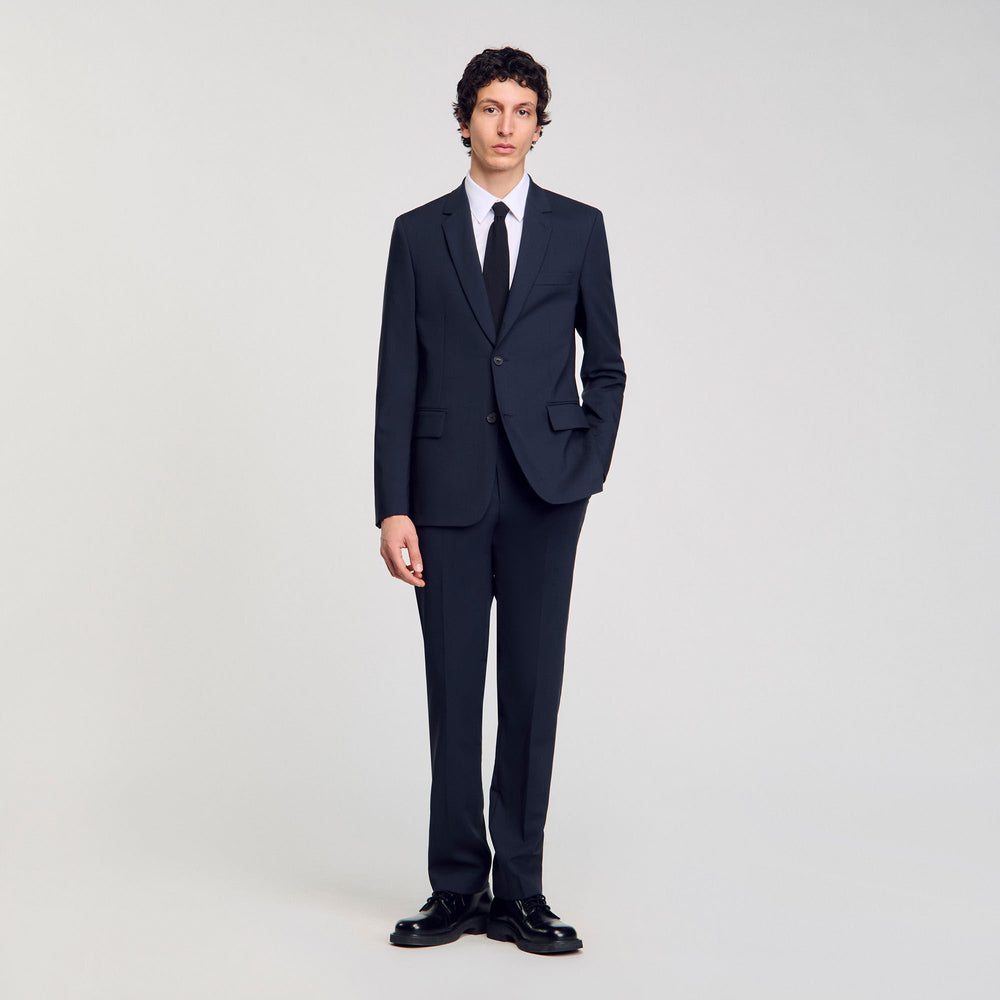 Sandro Men Wool suit jacket