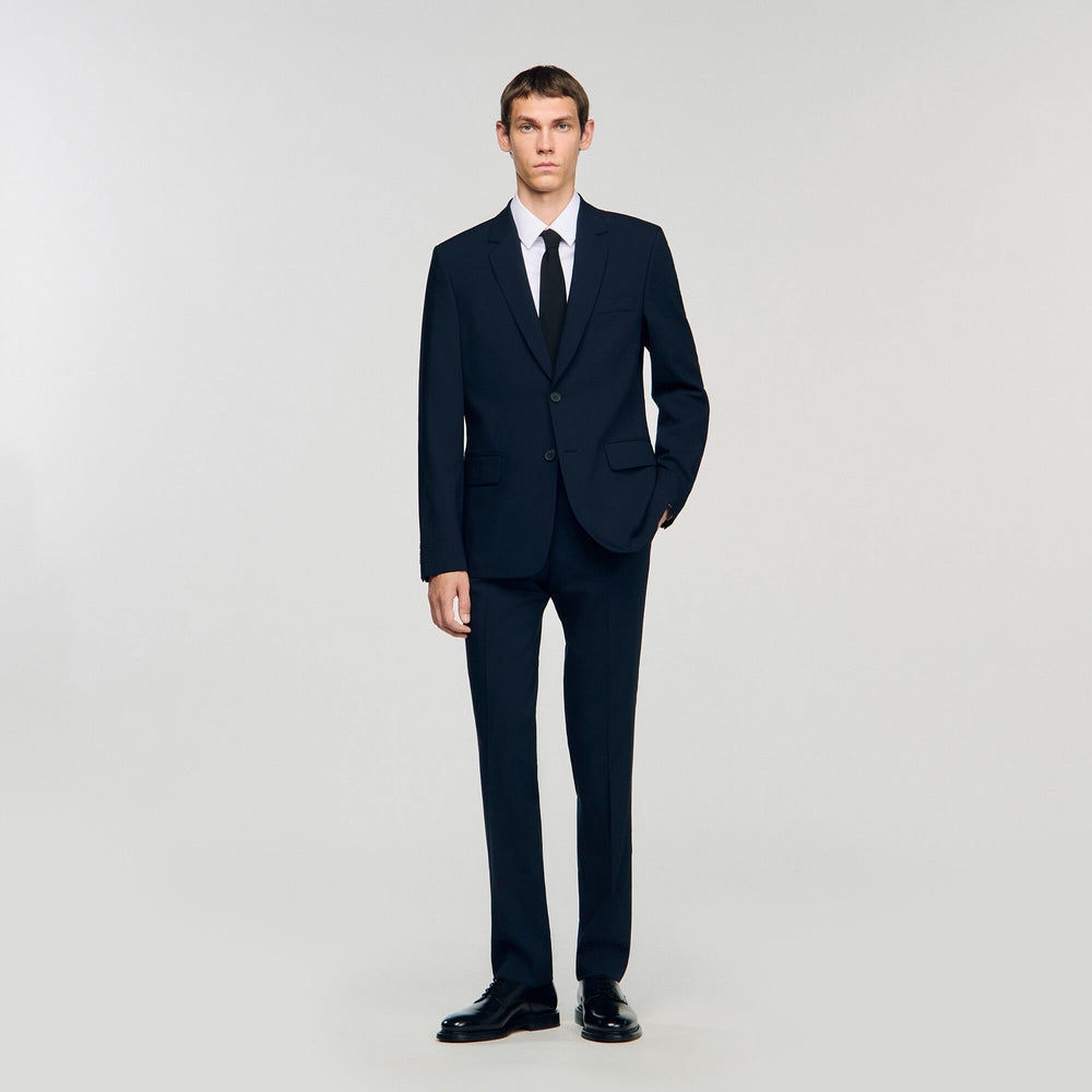 Sandro Men Wool suit jacket