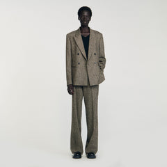 Sandro Men Double-breasted suit jacket