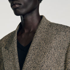 Sandro Men Double-breasted suit jacket