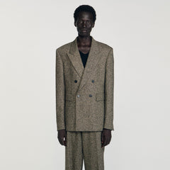 Sandro Men Double-breasted suit jacket