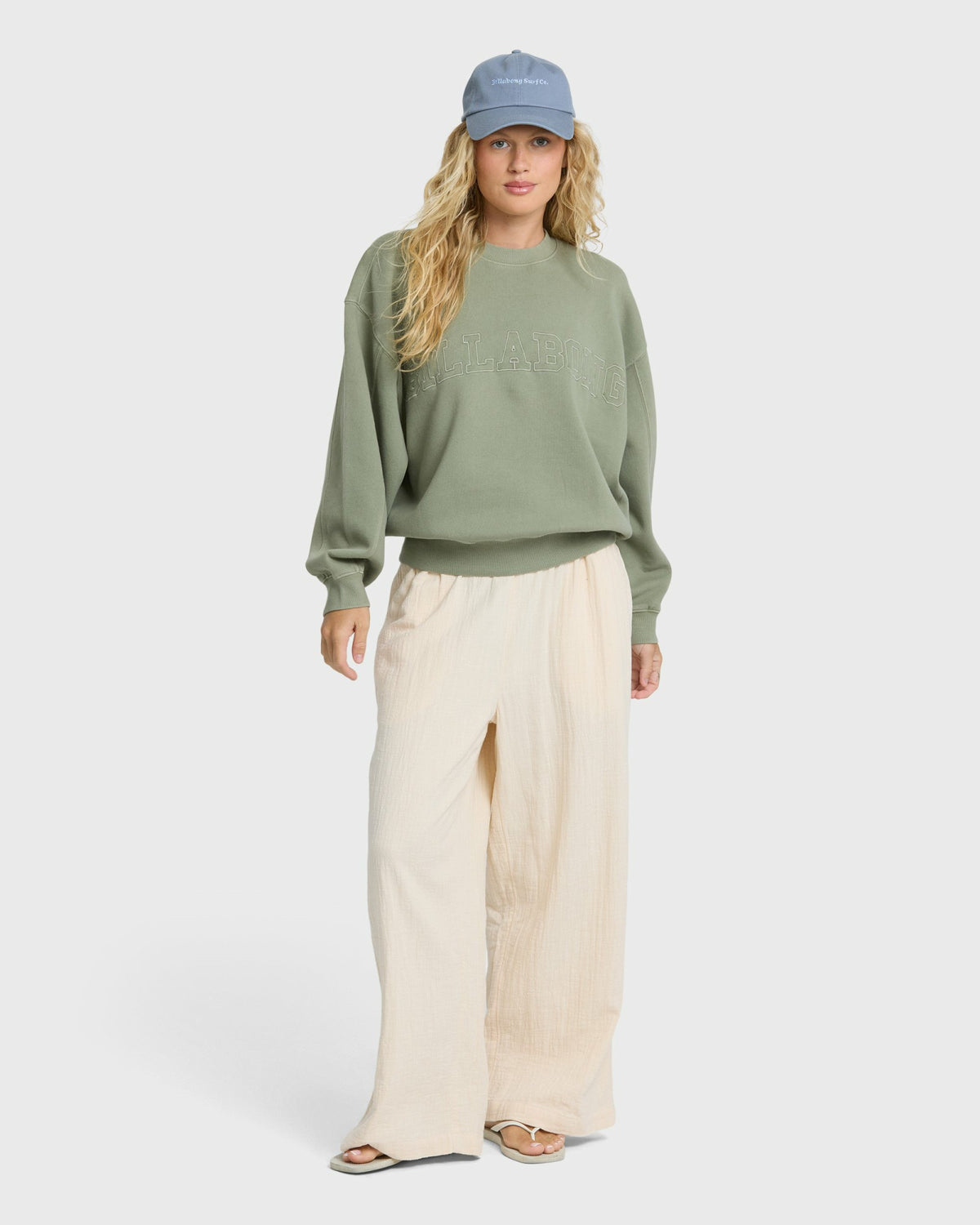 Billabong Women's Follow Me Elastic Waist Pants - Dove