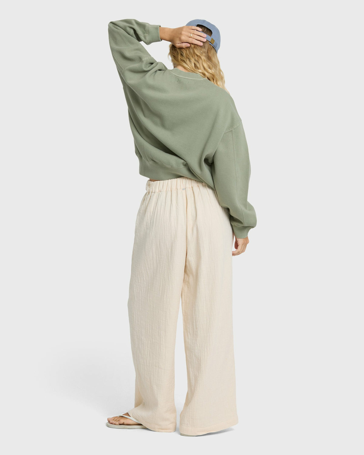 Billabong Women's Follow Me Elastic Waist Pants - Dove