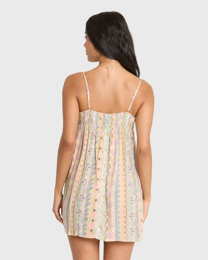 Billabong Women's Dream Of Me Mini Dress - Smoke Green