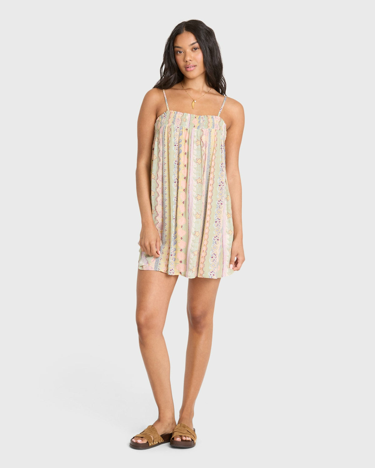 Billabong Women's Dream Of Me Mini Dress - Smoke Green