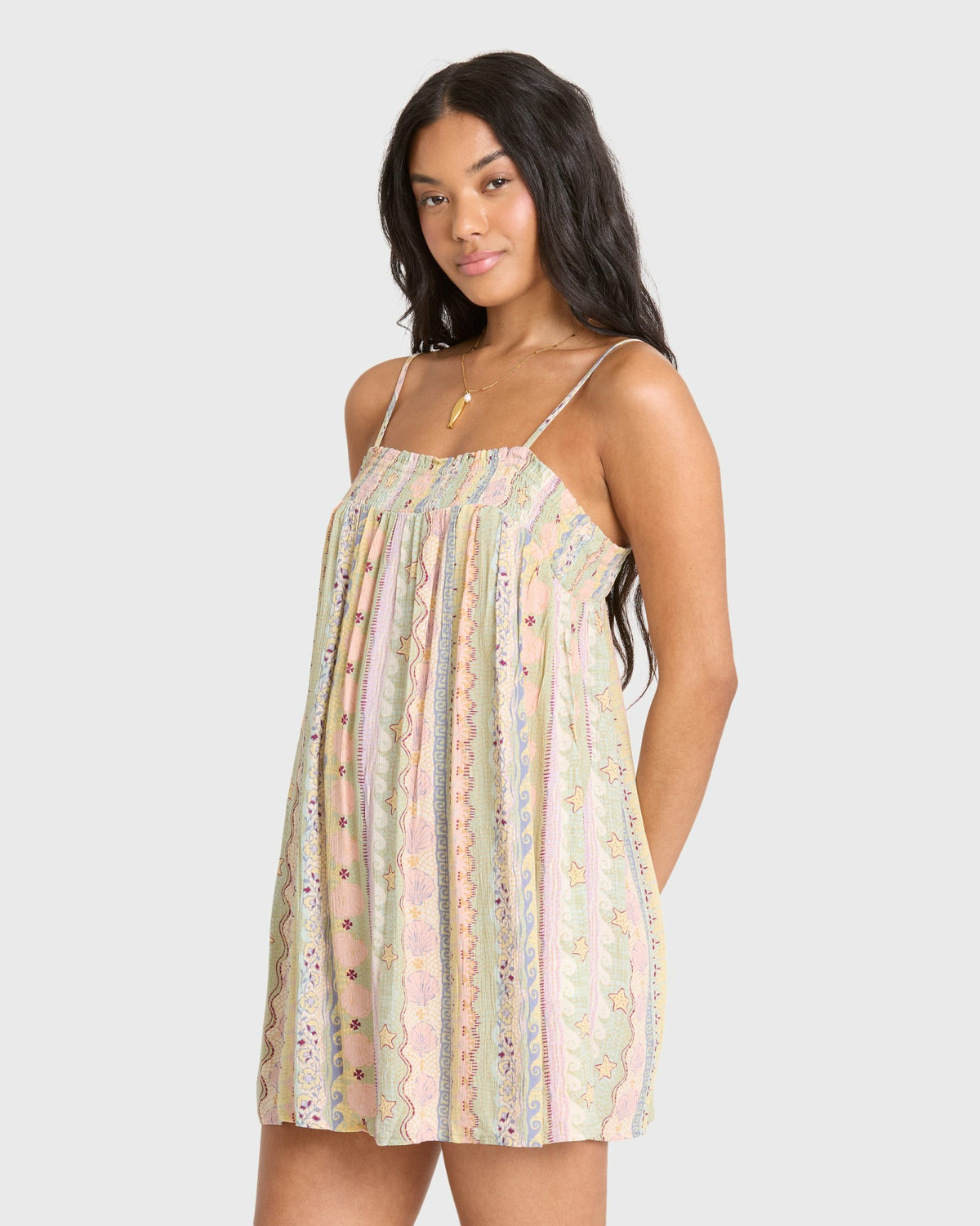 Billabong Women's Dream Of Me Mini Dress - Smoke Green