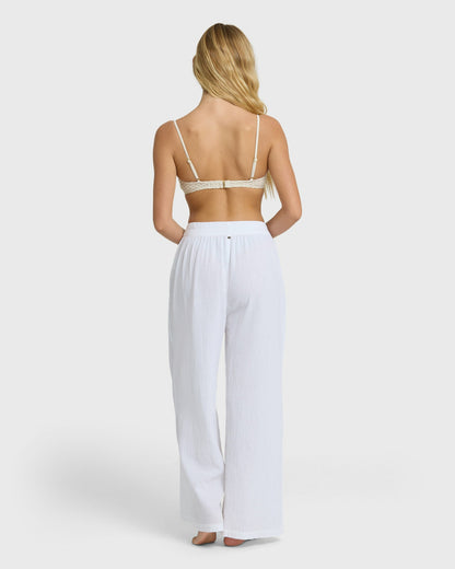 Billabong Women's Follow Me Pants - Salt Crystal
