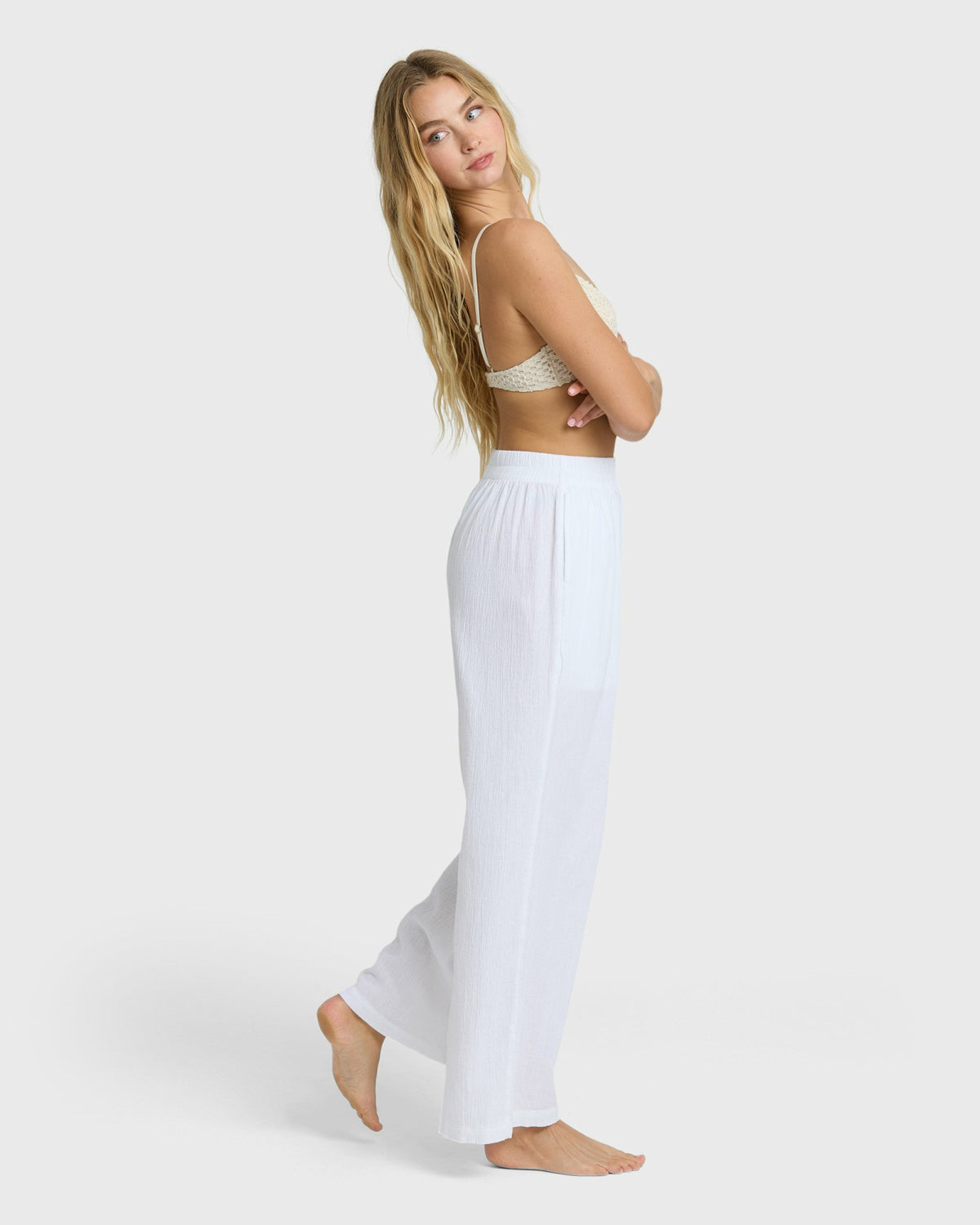 Billabong Women's Follow Me Pants - Salt Crystal