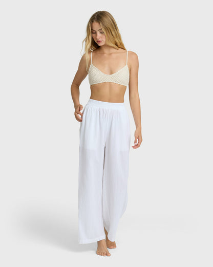 Billabong Women's Follow Me Pants - Salt Crystal