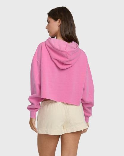 Billabong Women's Palmer Hood Pullover Hoodie - Guava