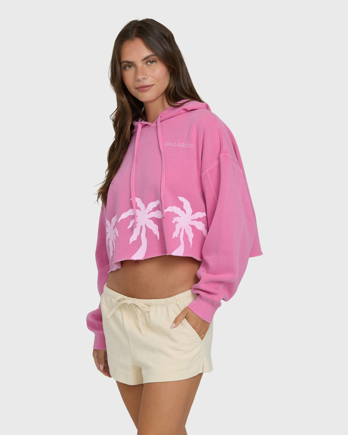 Billabong Women's Palmer Hood Pullover Hoodie - Guava