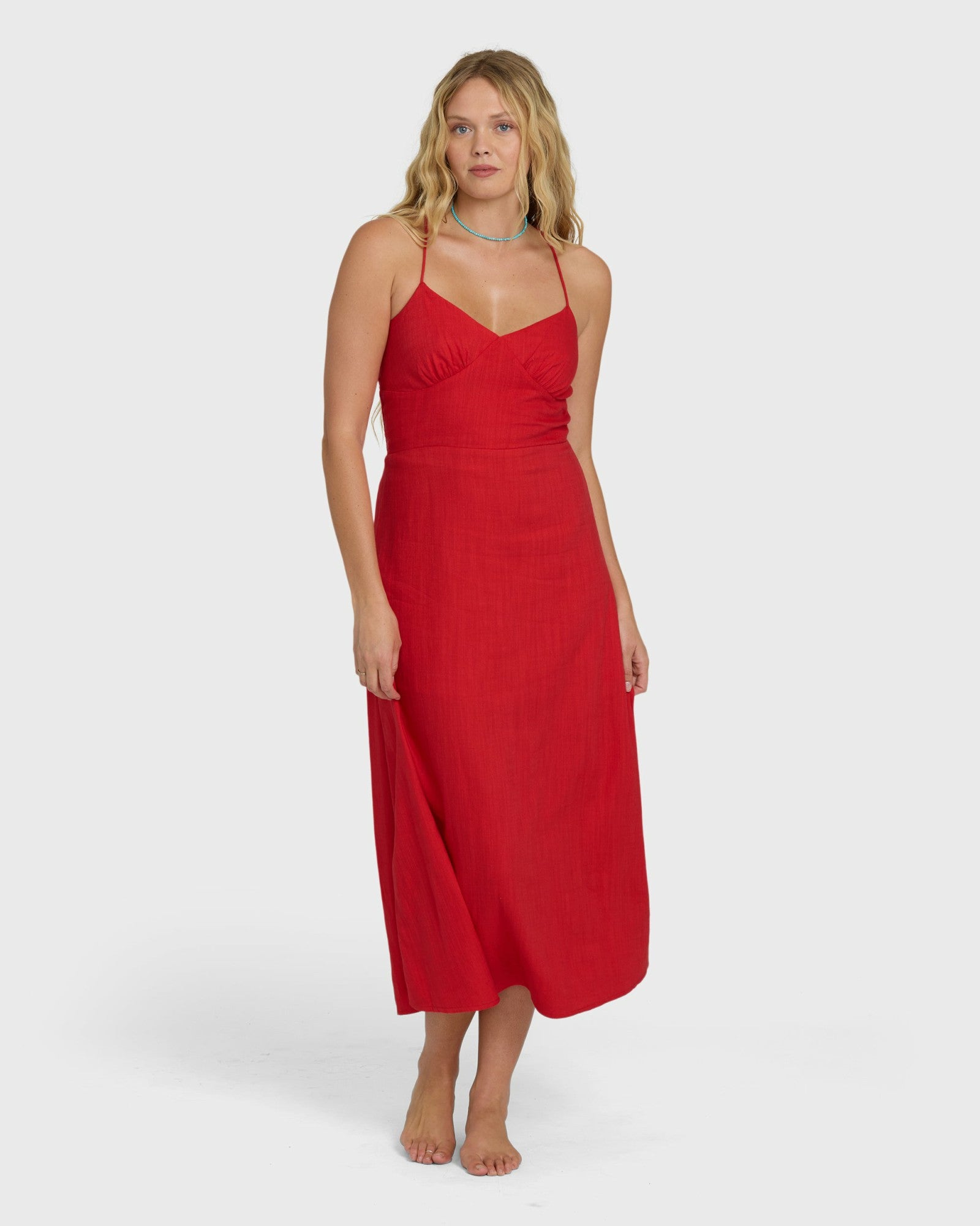 Billabong Women's Take It Back Maxi Dress - Fiesta Red